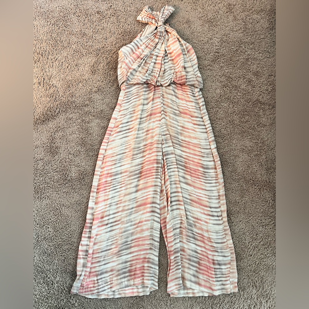 Anthropologie Conditions Apply Women’s Multicolor Halter Jumpsuit size Small